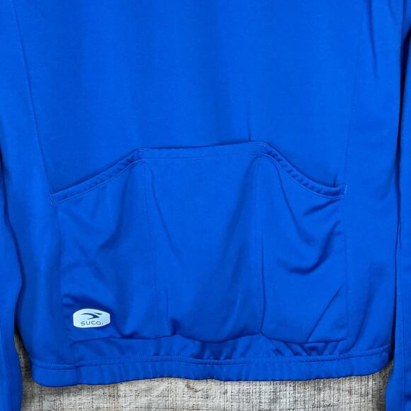 Sugoi Neo Long Sleeve Jersey Cycling Jacket Full Zip Black Blue Size Large - Picture 9 of 10